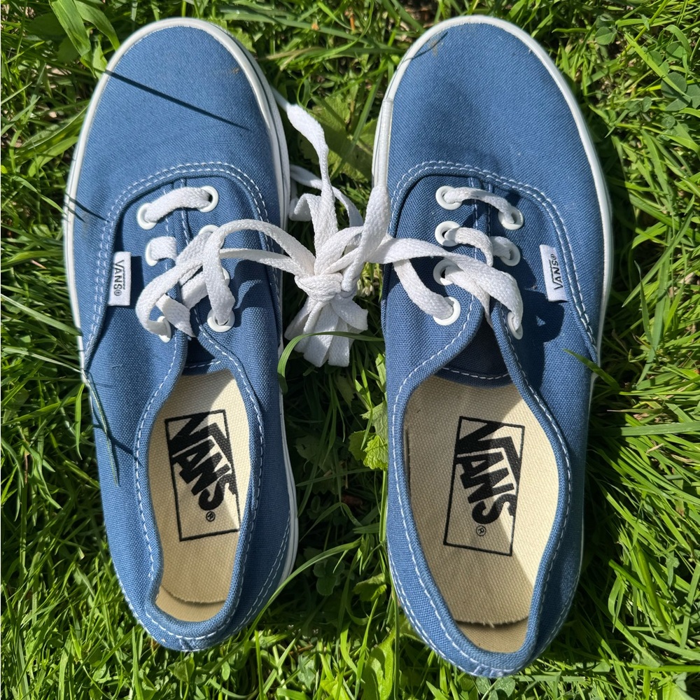Vans Blue Canvas Sneakers